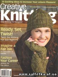 Скачать бесплатно Creative Knitting №11 2010 November